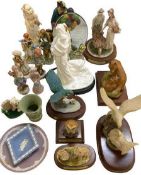 ORNAMENTAL FIGURINES, BIRDS & ANIMALS, ETC - to include Royal Doulton 'The Old Balloon Seller'