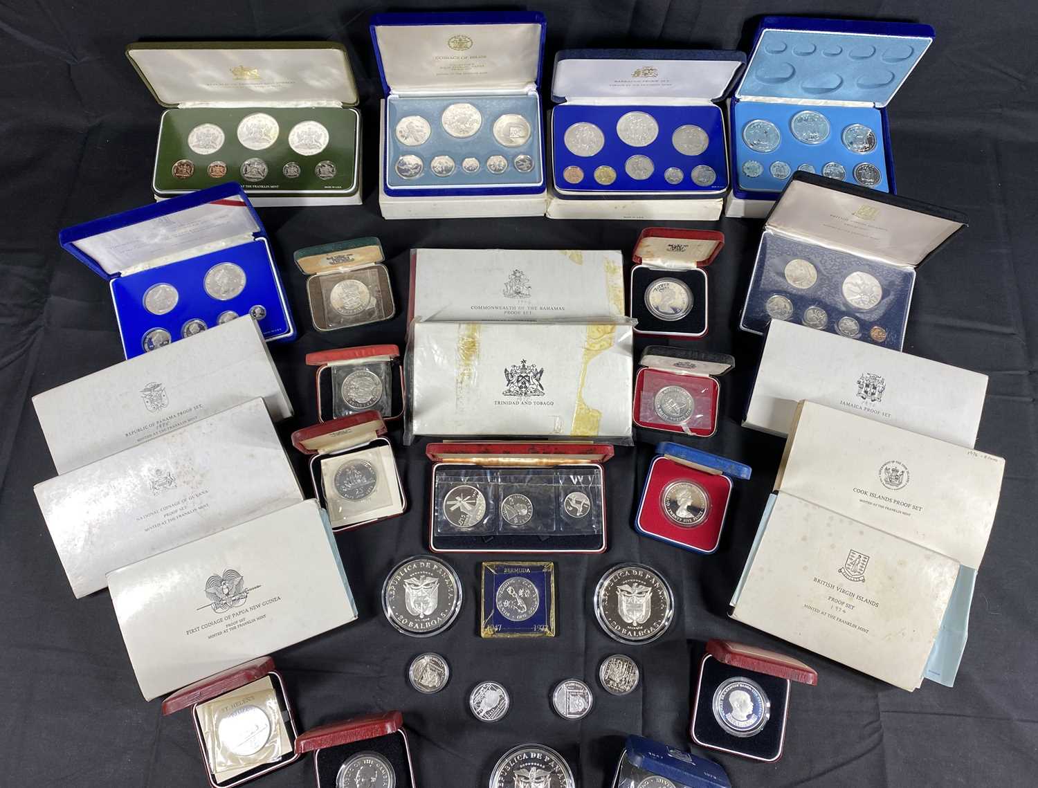 ROYAL MINT PROOF SILVER COINS, FRANKLIN MINT PROOF SILVER SETS, proof sets and other coins, the - Image 3 of 3