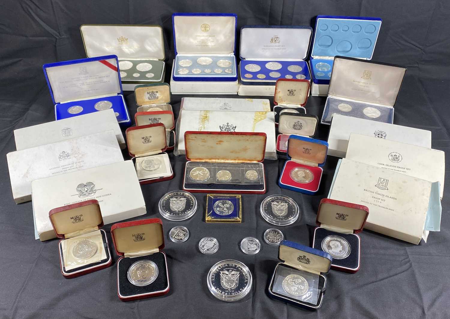 ROYAL MINT PROOF SILVER COINS, FRANKLIN MINT PROOF SILVER SETS, proof sets and other coins, the - Image 2 of 3