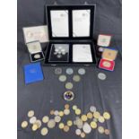 ROYAL MINT SILVER PROOF & OTHER COIN COLLECTION to include a 2008 UK Coinage Emblems of Britain