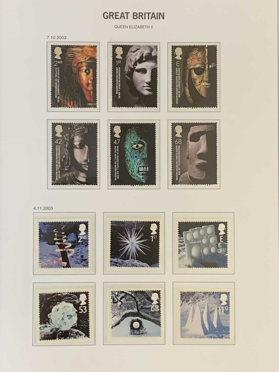 STAMPS - STANLEY GIBBONS ALBUM WITH SLIP - GB mint commemoratives 2000-2007, appears complete - Image 10 of 15