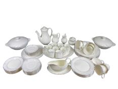 ROYAL DOULTON TABLEWARE - 'Carnation', approximately 60 pieces