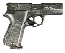 WALTHER C P-88 CO2 AIR PISTOL - .177 calibre, 4.5mm, Serial No A7242997, pop-off side to grip for