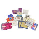 ROYAL MINT BRILLIANT UNCIRCULATED COIN COLLECTION PACKS (21) and a Royal Mint 1971 Isle of Man proof