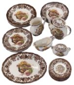 THE ROYAL WORCESTER GROUP - Palissy Game Series dinnerware, approximately 20 pieces