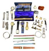 LADY'S & GENT'S WRISTWATCHES, Sheaffer and Waterman pens, believed Egyptian gold and other