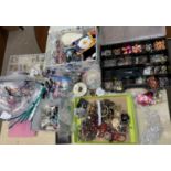 JEWELLERY MAKER'S ACCESSORIES & STOCK - a large parcel