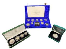 ROYAL MINT SILVER COINS COLLECTION - 3 items to include the United Kingdom Millennium Silver
