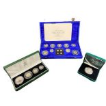 ROYAL MINT SILVER COINS COLLECTION - 3 items to include the United Kingdom Millennium Silver