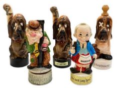 NOVELTY DECANTERS, SOME MUSICAL - 'For Auld Lang Syne',Mc Boozer', also, 'The Last Shot' and '
