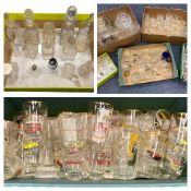 SCENT BOTTLES, NOVELTY AUTOMOBILIA and Breweriana type glasses and an assortment of other