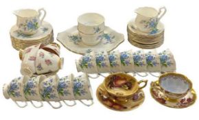 ROYAL ALBERT 'FORGET ME NOT' TEAWARE - approximately 40 pieces, also, Aynsley and Royal Albert