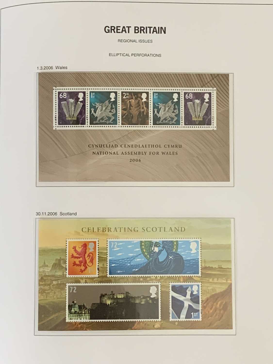 STAMPS - STANLEY GIBBONS ALBUM WITH SLIP - GB mint commemoratives 2000-2007, appears complete - Image 14 of 15