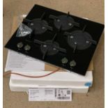 AS NEW HOTPOINT FOUR BURNER GAS HOB, 60 x 51cms (removed from packaging for image purpose)