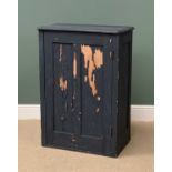 VINTAGE PINE PAINTED CUPBOARD, with three interior shelves, 104cms H, 74cms W, 41cms D