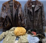 FUR COATS & JACKETS (2 + 2) - Cripps Sons & Company Ltd Liverpool, Carmena, also, similar era shawl,