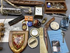 MIXED COLLECTABLES to include a walnut lidded box containing a quantity of British and Continental