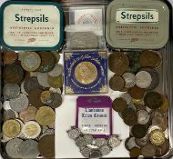 BRITISH & CONTINENTAL COINAGE, commemorative crowns and a bracelet of 1944 and earlier 10 cent