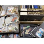 BRITISH & WORLD STAMPS COLLECTION with a small quantity of First Day Covers contained in eight