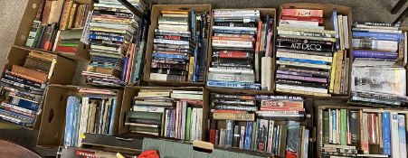 BOOKS - very large selection of reference and other books, many Militaria related (10 boxes)