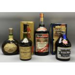BOXED PRESENTATION & LOOSE WHISKY & LIQUEURS (4 bottles) - to include Hennessy Cognac, Irish Mist