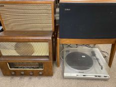 VINTAGE GARRARD RECORD DECKS - Model RG16, and other music entertainment goods including a walnut