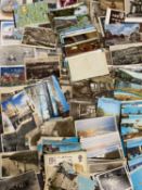 POSTCARDS - a vintage assortment, approximately 200