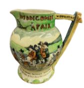 WIDDICOMBE FAIR MUSICAL JUG BY CROWN DEVON FIELDINGS - 19cms tall