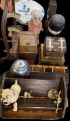 MIXED TREEN & OTHER COLLECTABLES - to include two cribbage boards, one advertising Players Digger