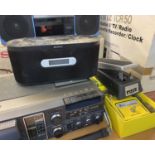 VISUAL & AUDIO PORTABLES GROUP - to include a boxed Prinz TCR 50 tv, radio and cassette recorder