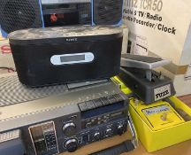 VISUAL & AUDIO PORTABLES GROUP - to include a boxed Prinz TCR 50 tv, radio and cassette recorder