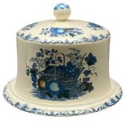 MASONS POTTERY CHEESE DOME - made especially for Harrods by Masons Ironstone 'Fruit Basket', 23cms