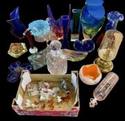 ART & OTHER GLASSWARE PIECES - a large assortment, also, Swarovski and other type of small