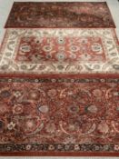 RUGS (3) - a pair of single border Qashqai rugs with multi central pattern, 80 x 160cms and a "Gooch