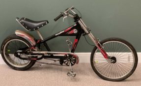 AMERICAN CHOPPER BIKE - "Schwinn Stingray" - 190cms overall length, 97cms overall height.