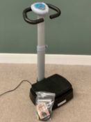 FITNESS EQUIPMENT - "Ex Machine Vibrapower 9236", adjustable height, 108cms H, 47cms W, 44cms D