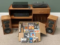 HIFI EQUIPMENT to include Onkyo CD player model no. C-7030, Cambridge Topaz SR10 receiver, Pro-