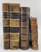 JONES (THEOPHILUS,) History of the County of Brecknock, 1805/1809 in 2 volumes, half calf, marbled