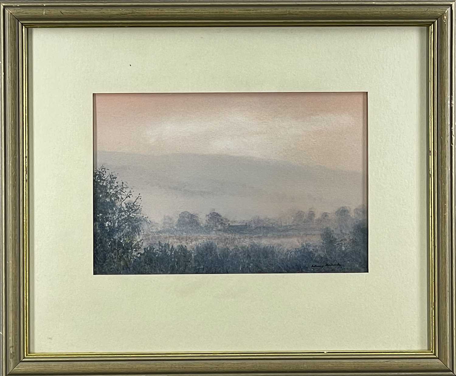 ANTHONY RICHARDS (19th Century) watercolour & gouache - three Welsh landscapes, including a beach - Image 2 of 4