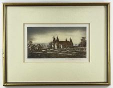 ‡ ROLAND HILDER (1905-1993) limited edition (15/175) lithograph with colour - 'Weald of Kent',