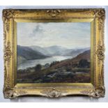 HERBERT F. ROYLE (1870-1958) oil on canvas - Haweswater, Cumbria, signed, inscribed verso, 61 x