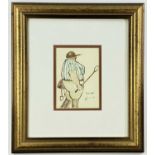 ANDREW DOUGLAS FORBES, watercolour - 'Come Back' signed & titled in pencil, 13.5 x 9.5cm