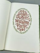 CERDDI ROBERT WILLIAMS PARRY Gregynog Press limited edition (117/200) volume, with introduction by