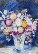 ‡ ANDREW DOUGLAS-FORBES gouache - still life flowers in a vaseDimensions: 35 x 25cmsProvenance: