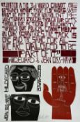 ‡ PAUL PETER PIECH three colour lithograph - homage to peace activists Hildegard Goss-Mayr and