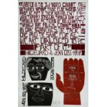 ‡ PAUL PETER PIECH three colour lithograph - homage to peace activists Hildegard Goss-Mayr and