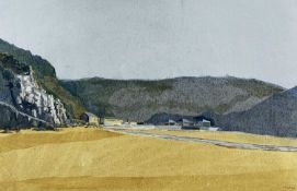 ARTHUR CHARLTON artist's proof (unspecified) - entitled 'Caswell Bay, Low Tide', signed in