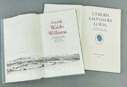 TWO GREGYNOG PRESS LIMITED EDITION VOLUMES 'Cerddi Saunders Lewis', 1986 (262/450) and 'Cerddi Waldo