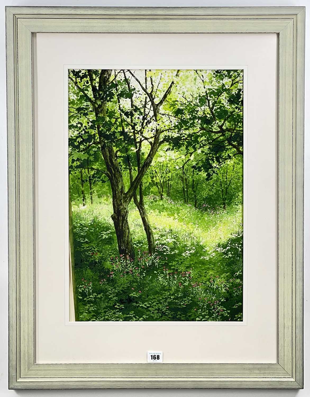 ‡ NAOMI TYDEMAN watercolour - woodland with wildflowersDimensions: 52 x 36cmsProvenance:private - Image 2 of 2