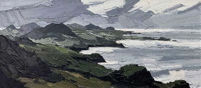 ‡ SIR KYFFIN WILLIAMS RA oil on canvas - entitled verso 'Lleyn', 1976, signed with